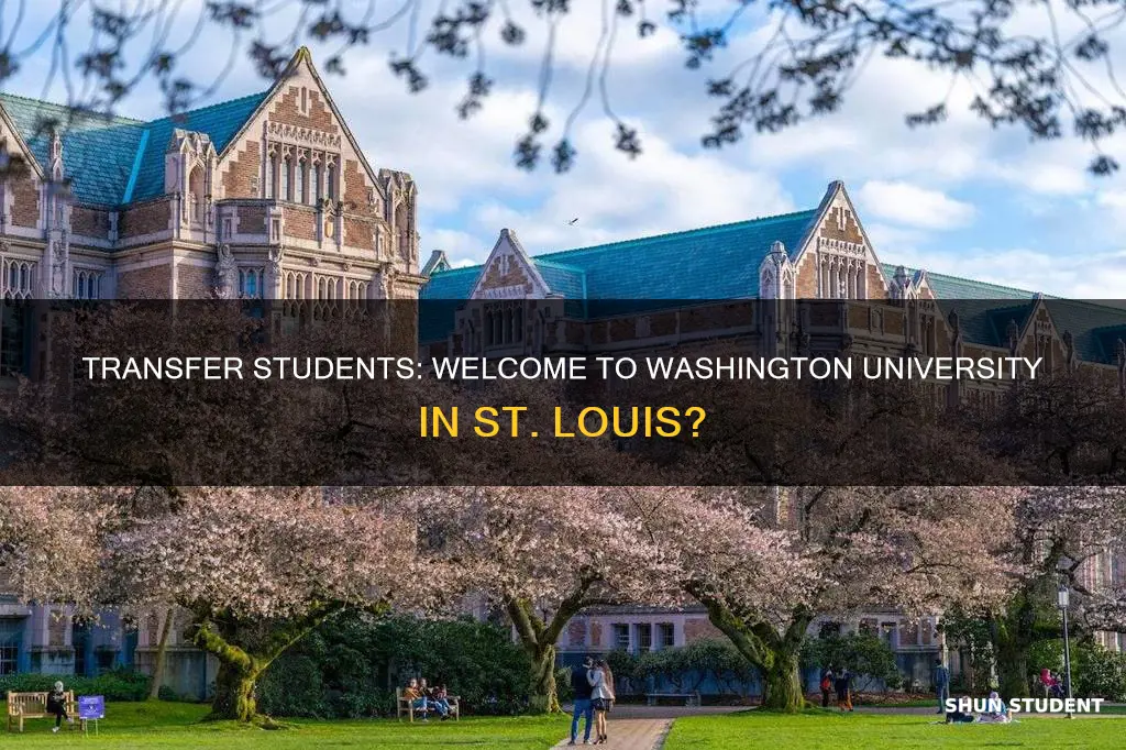 does washington university in st louis accept transfer students