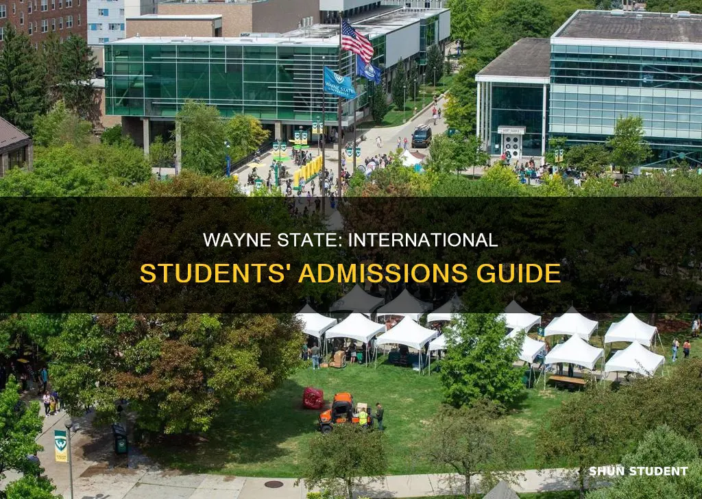 does wayne state admit international students