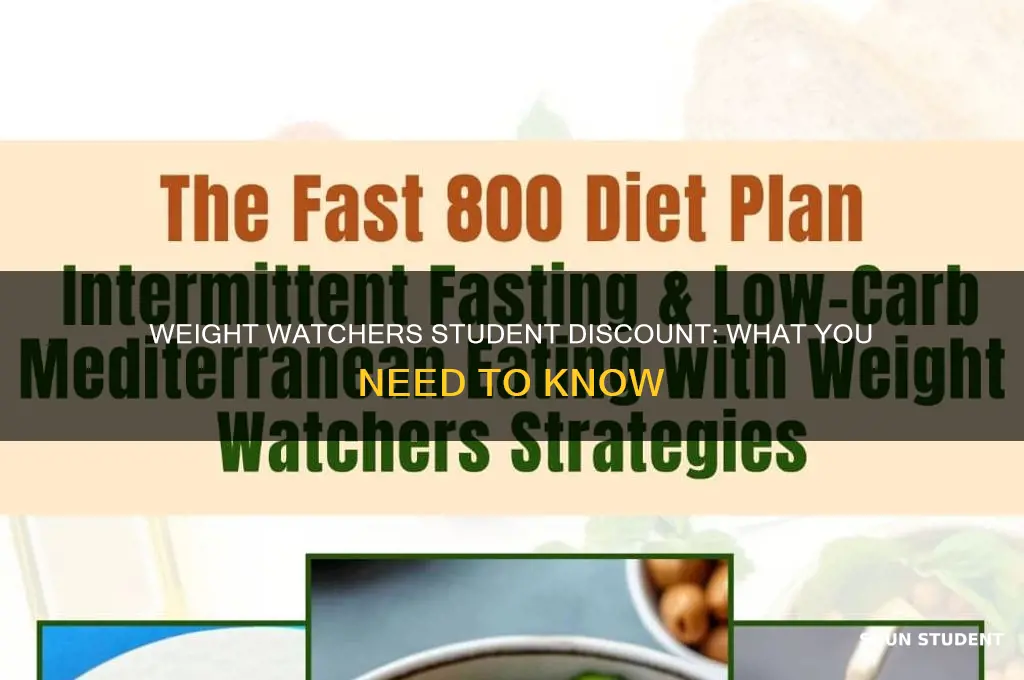 does weight watchers have a student discount