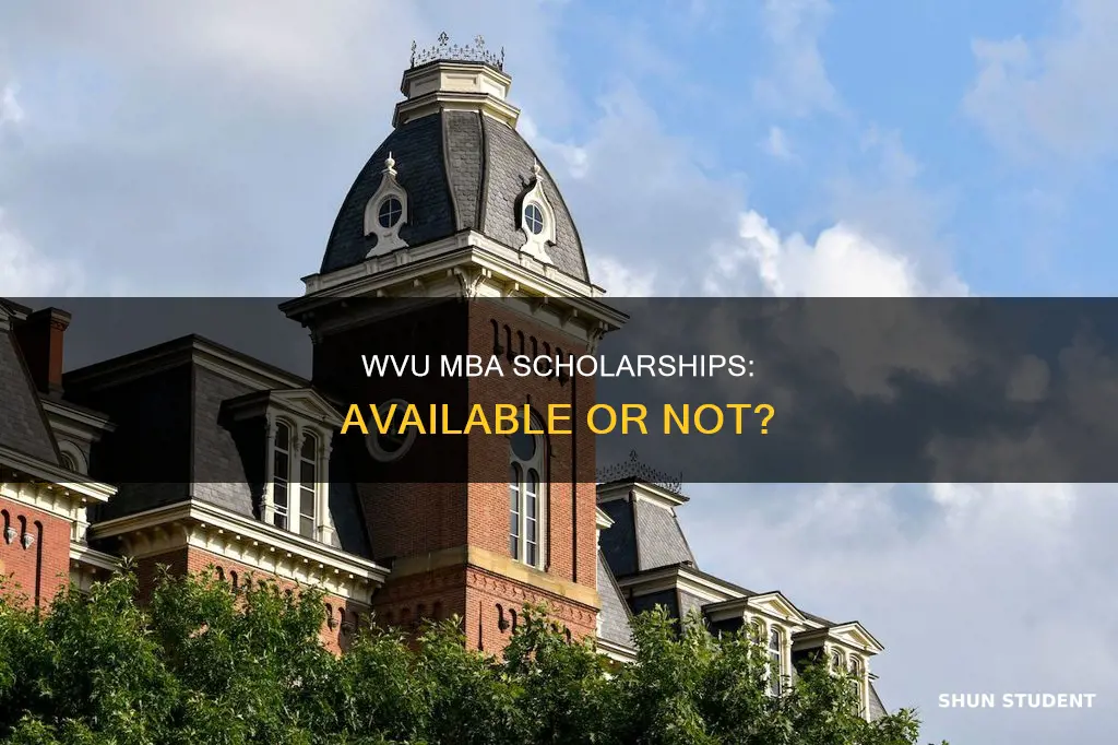does west virginia university award scholarships to mba students