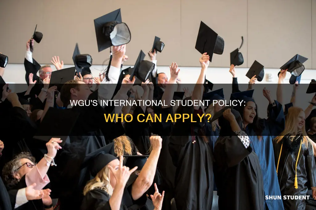 does western governors university accept international students