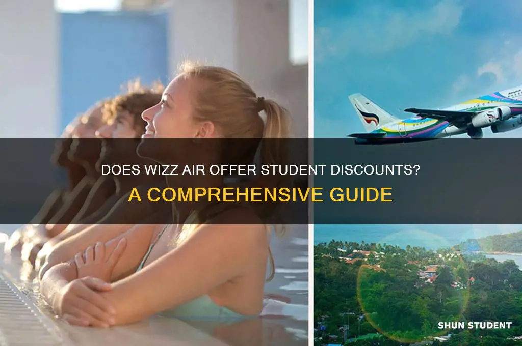 does wizz air have student discount
