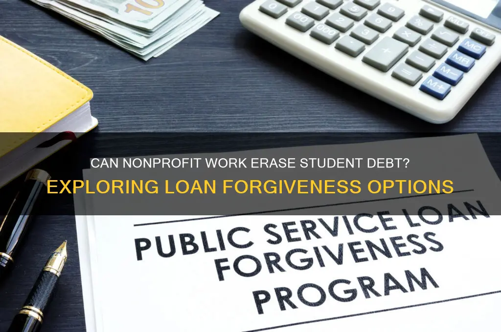 does working for a nonprofit forgive student loans