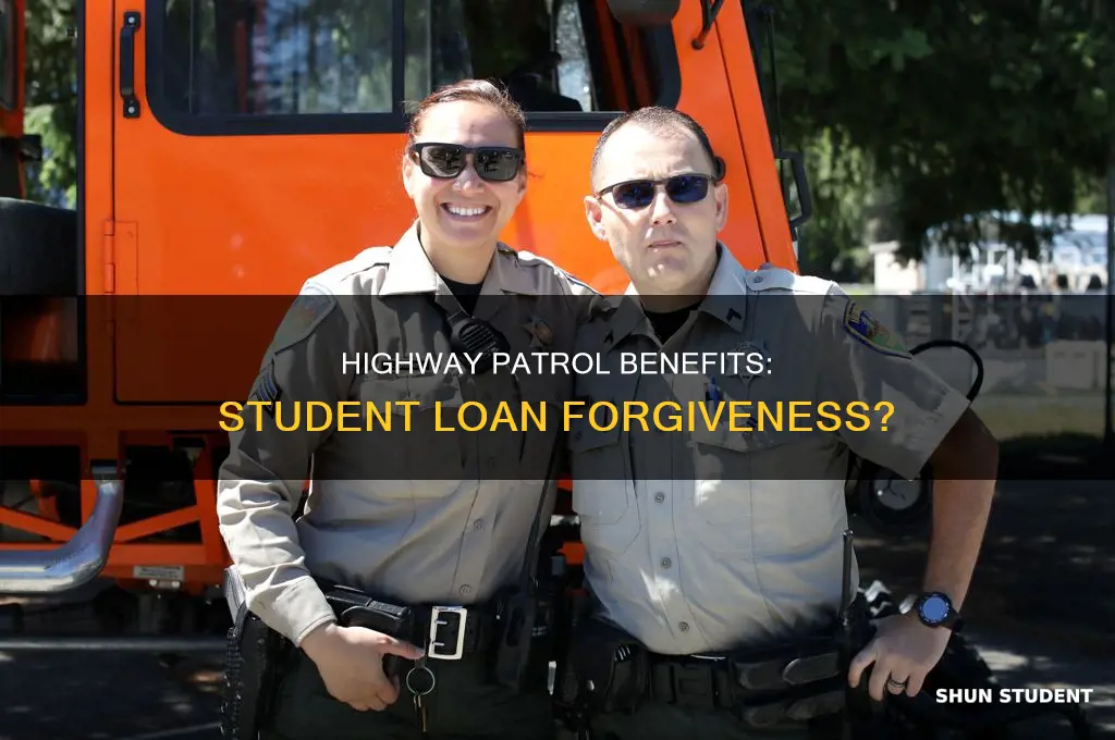 does working for the highway patrol pay off student loans