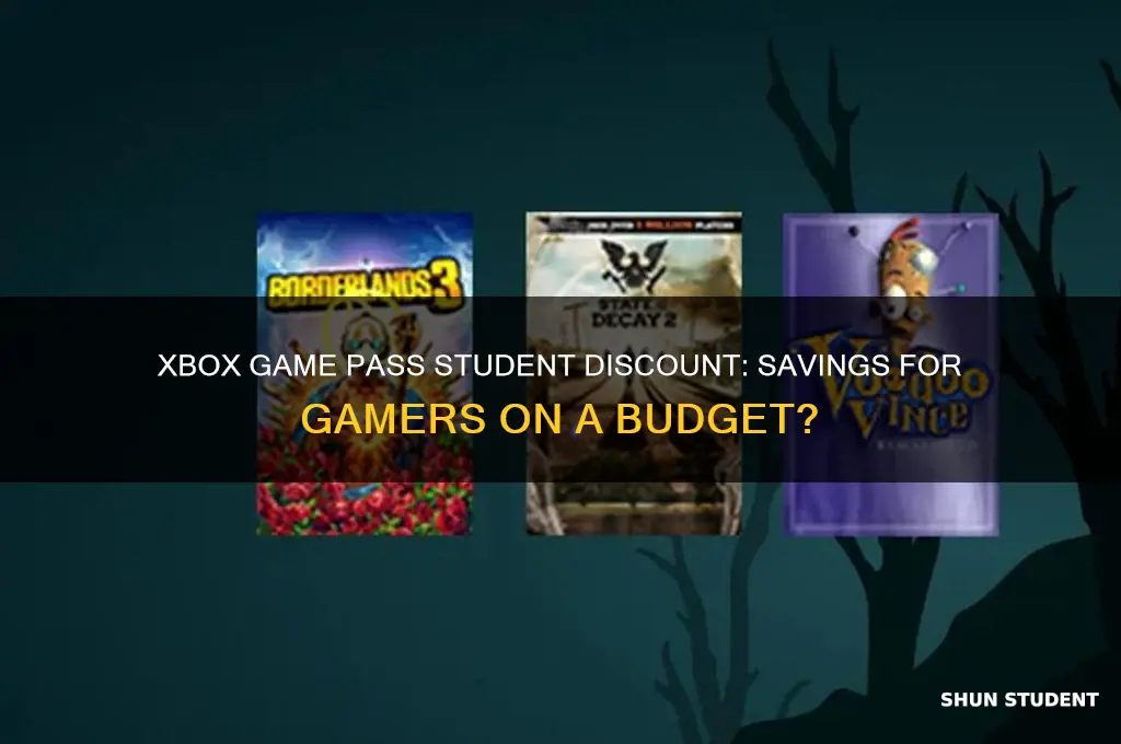 does xbox game pass have a student discount