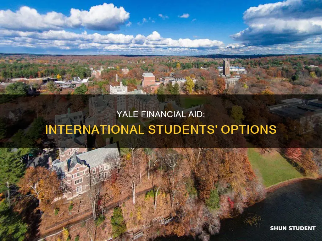 does yale give financial aid to international students