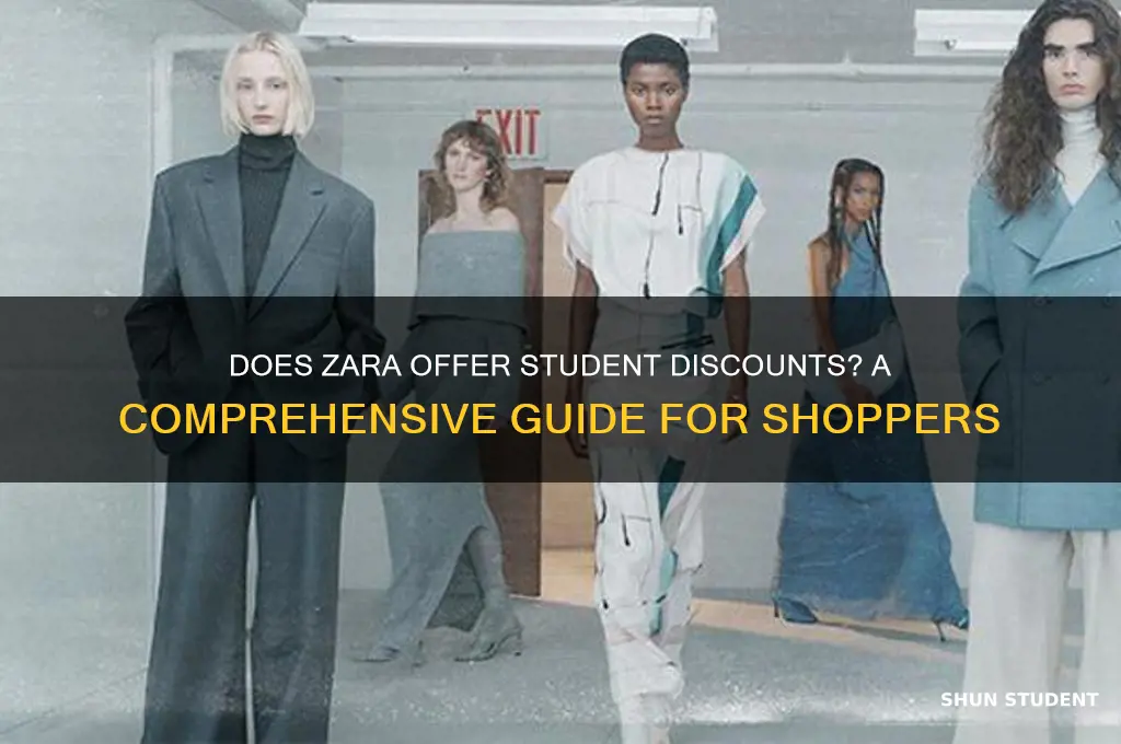 does zara accept student discount
