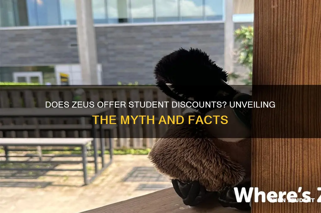does zeus have a student discount