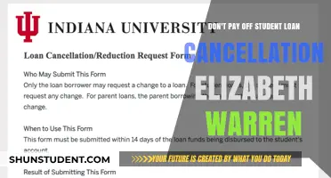 Student Loan Cancellation: Warren's Warning