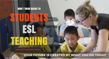 Empowering ESL Students: Why Turning Your Back Isn't an Option