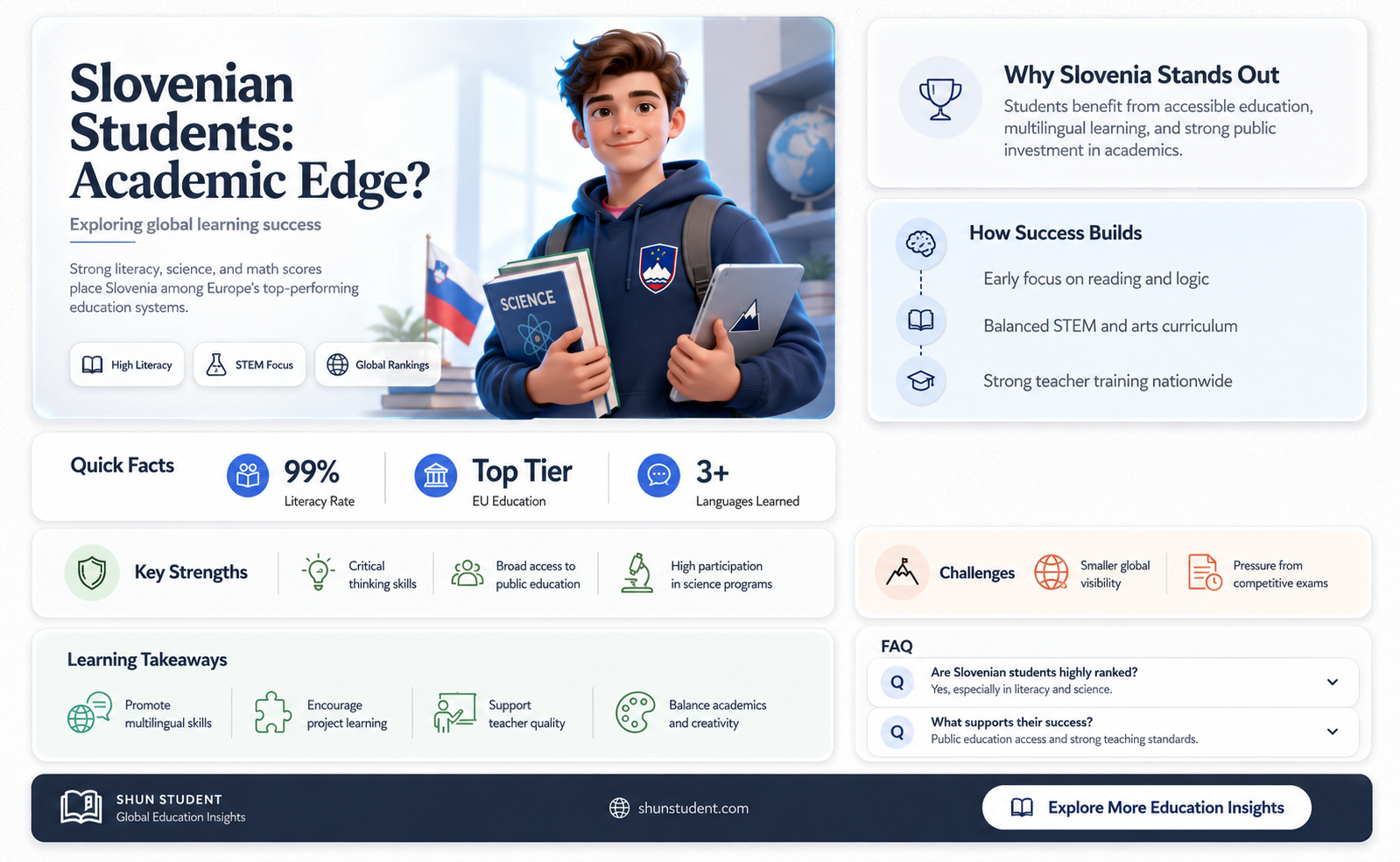 are students smart in slovenia