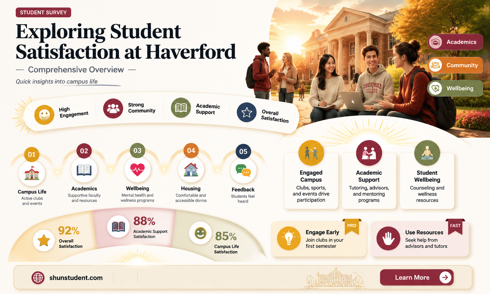 are students happy at haverford