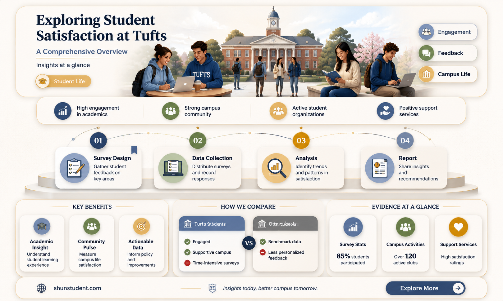 are students happy at tufts