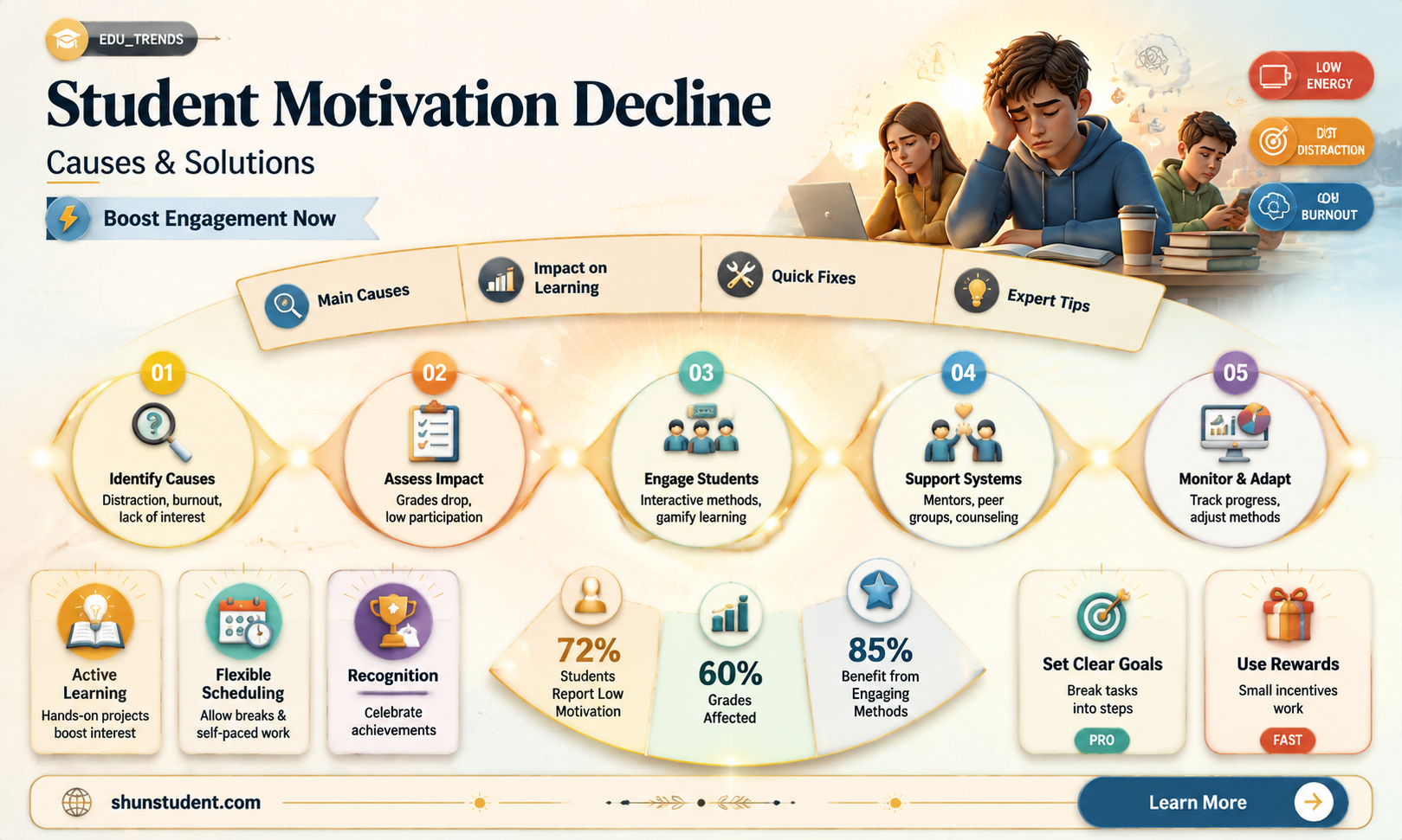 are students less motivated