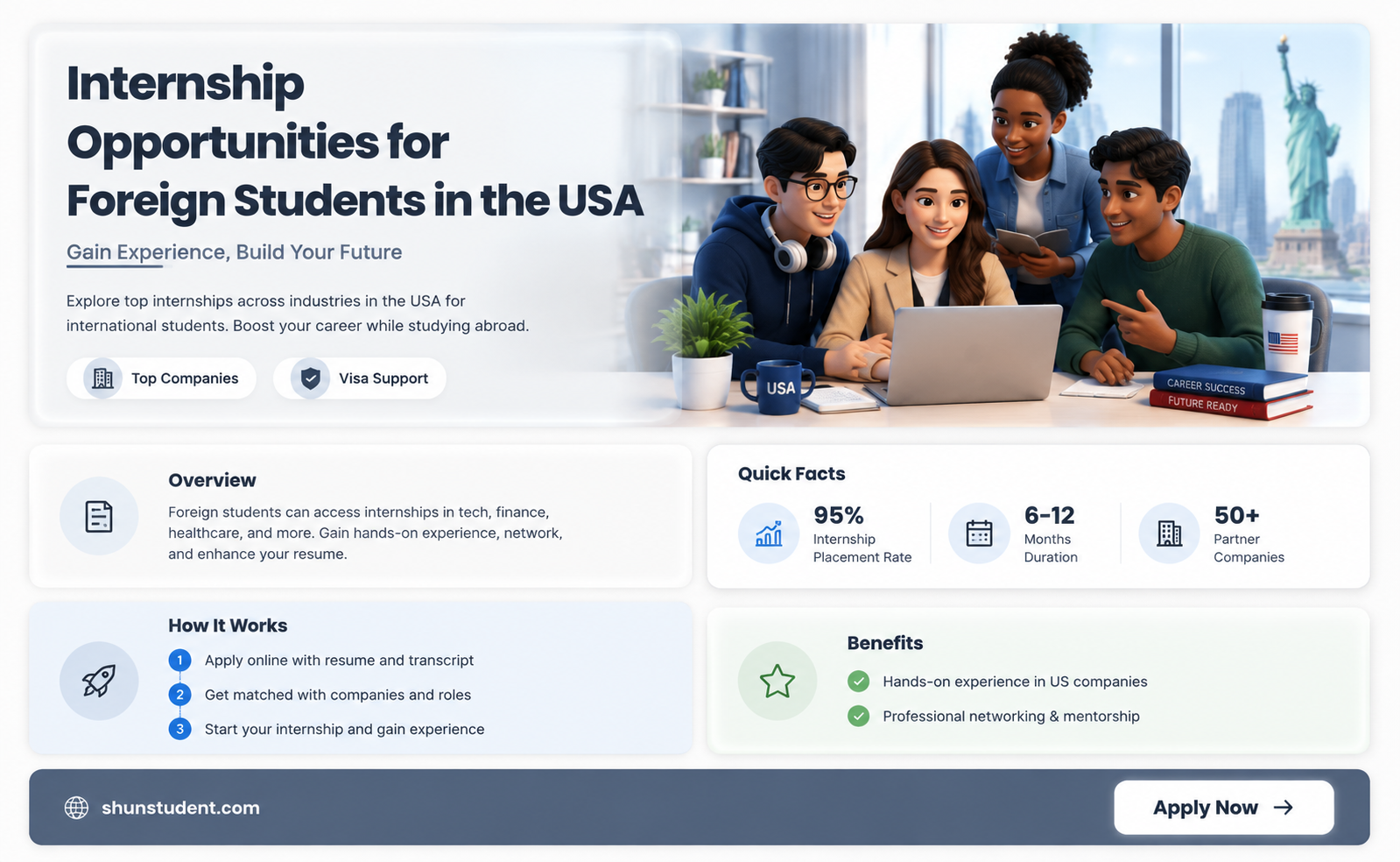 can a foreign student do an intern in usa