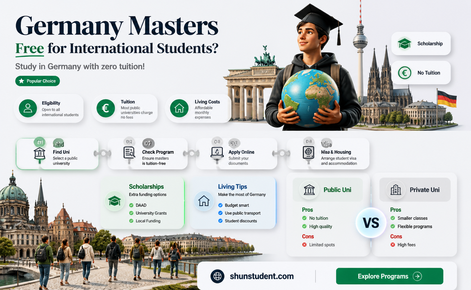 are germany masters free for international students