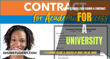 University Contracts: Student Signatures and Commitments