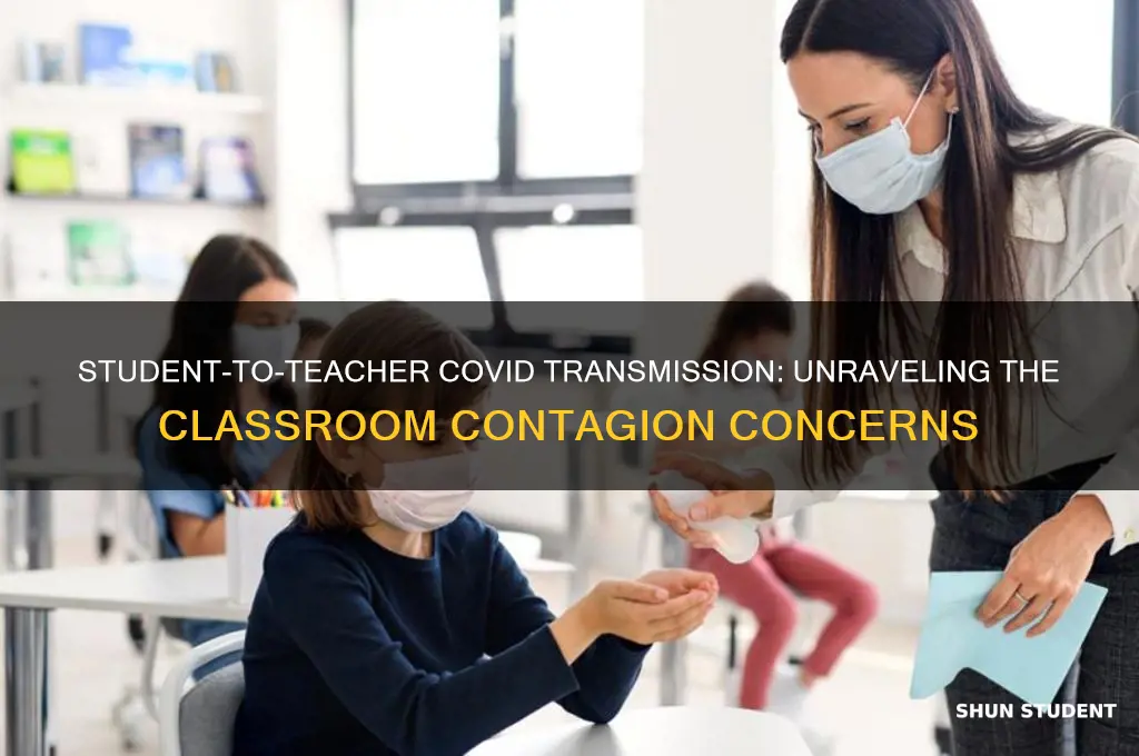 has a student given a teacher covid
