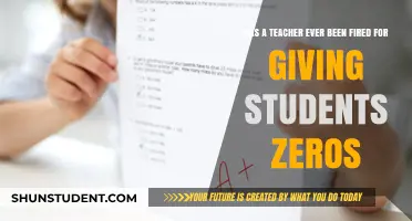 Teachers Giving Zeros: Grounds for Termination or Fair Grading?