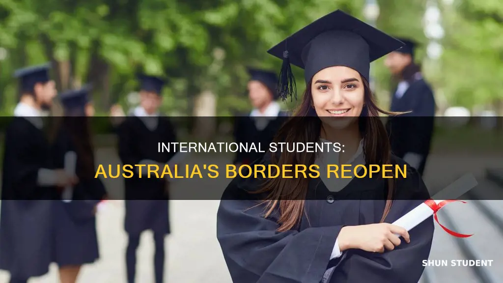 has australia opened borders for international students