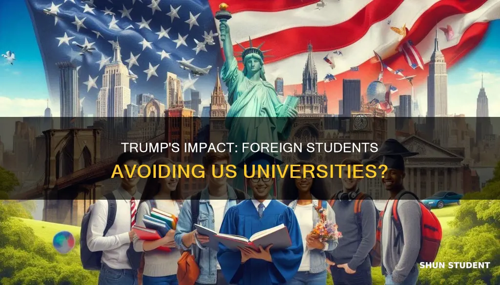 have foreign student enrollment in us universities decreased unper trump