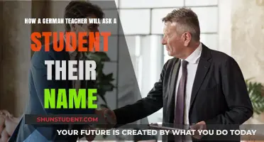 Wie heißt du? A German Teacher's Guide to Asking Student Names