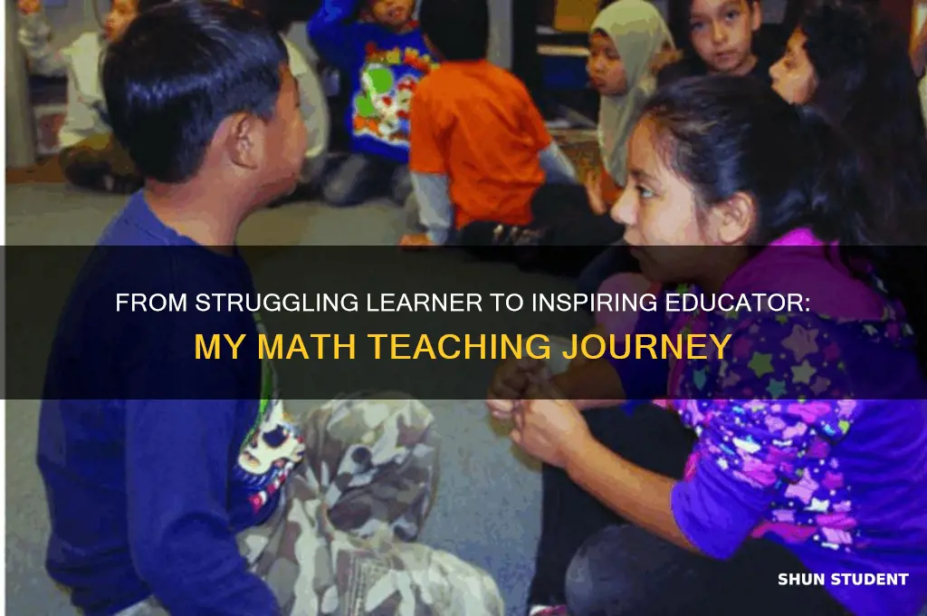 how a poor math student became a math teacher