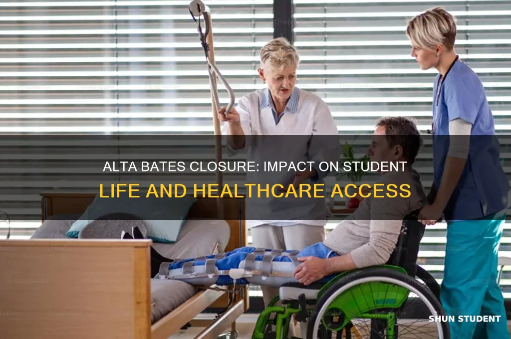 how alta bates closure will affect students