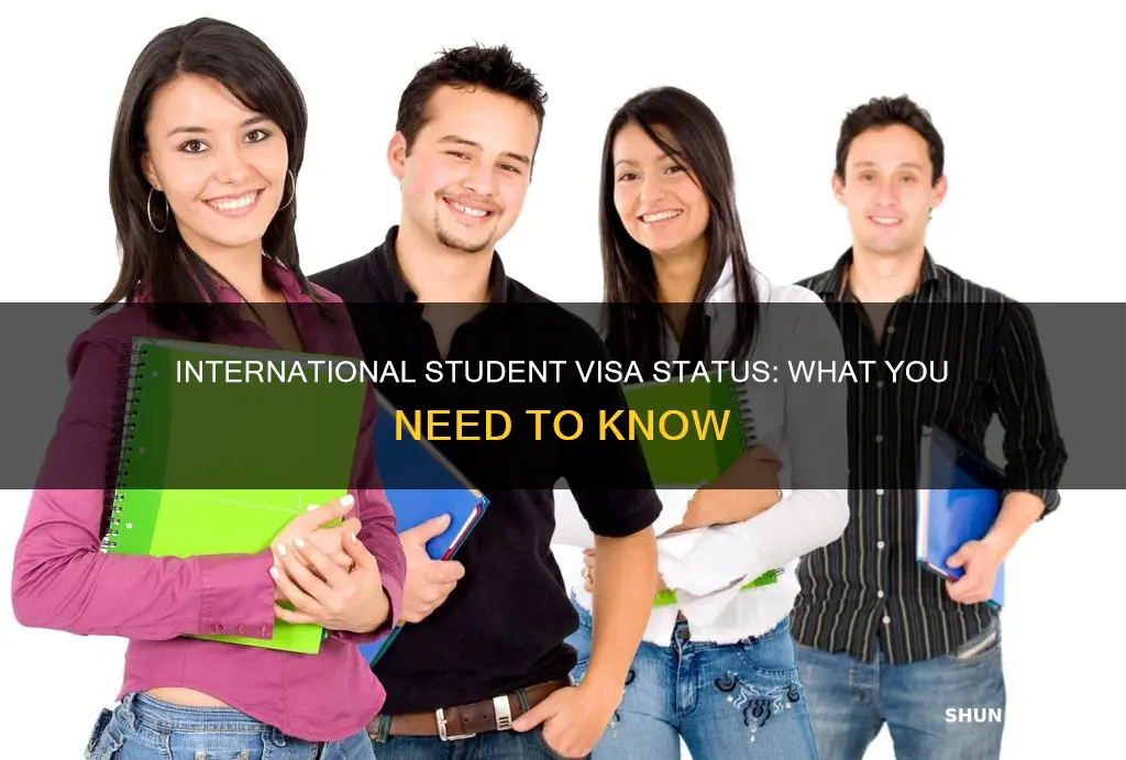 how an international student become out of status