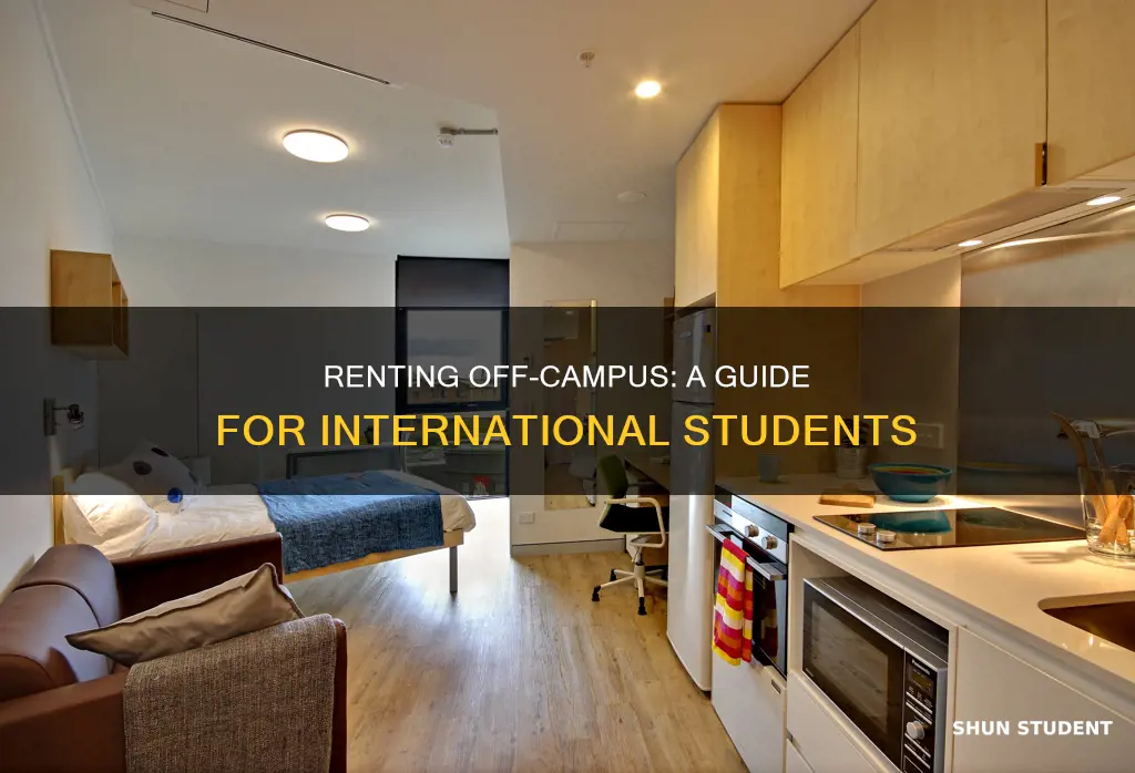 how an international student can rent an off campus apartment