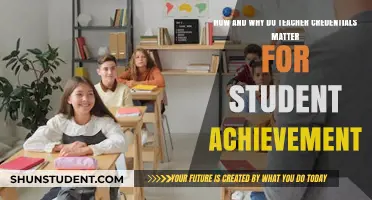 Teacher Credentials: Impact on Student Success and Learning Outcomes