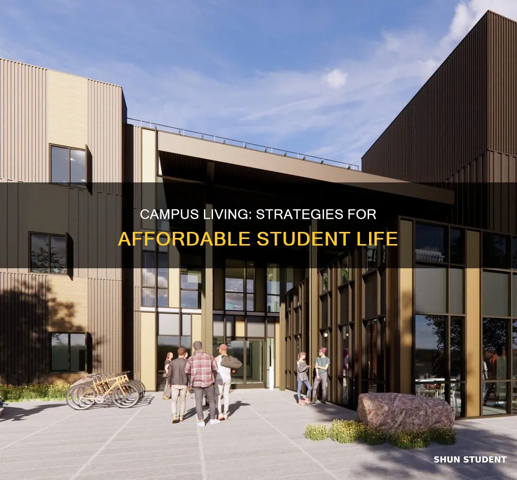 how are college students paying 500 on living on campus