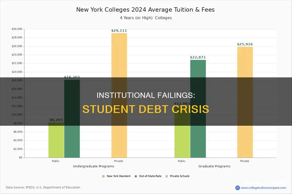how are colleges and universities contributing to student debt