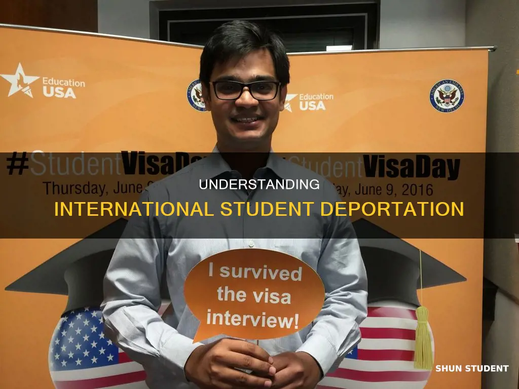 how are international student deported