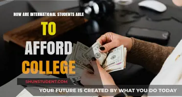 International Students: Affording College Education