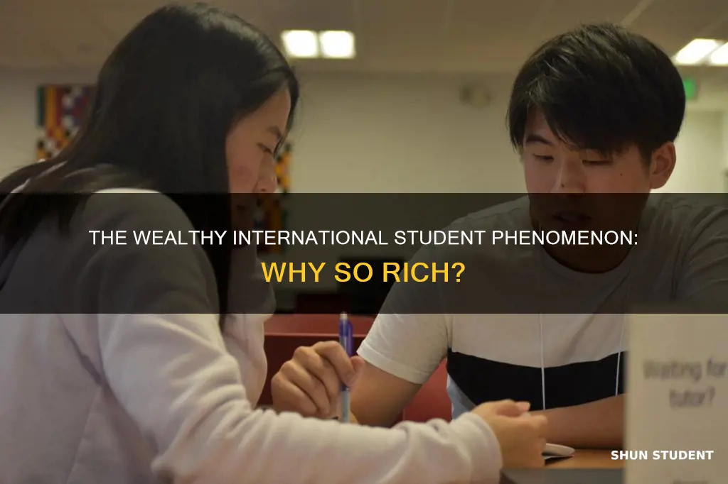 how are international students so rich