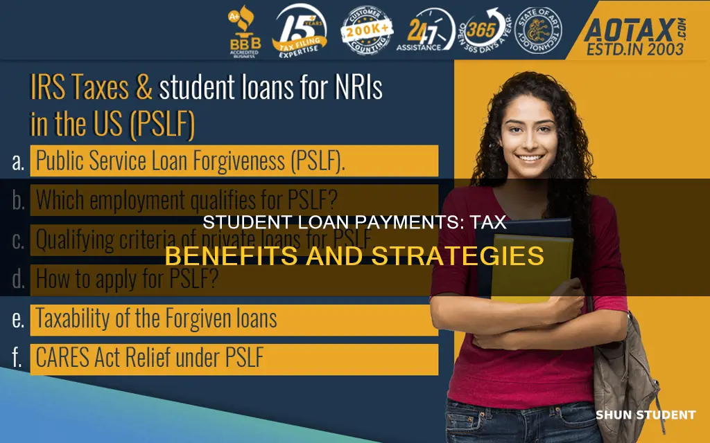 how are taxes affected when paying student loans