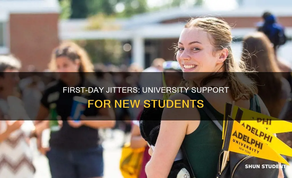 how are universities helping students on the first dauy