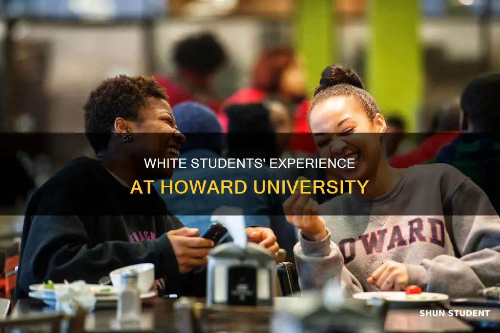 how are white students treated at howard university