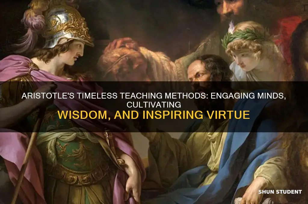 how aristotle would teach his students