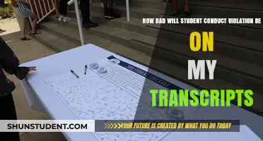 Student Conduct Violations: Impact on Transcripts and Future Opportunities