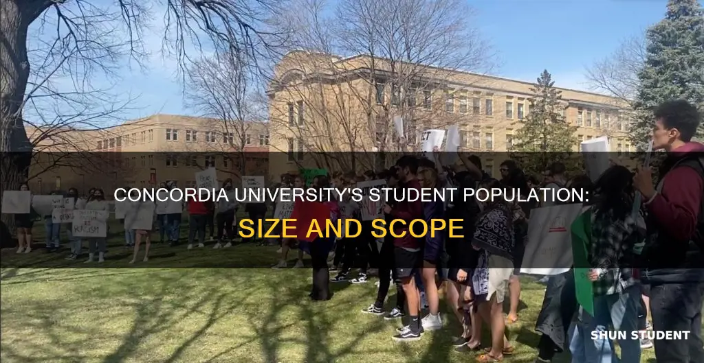 how big is concordia university students