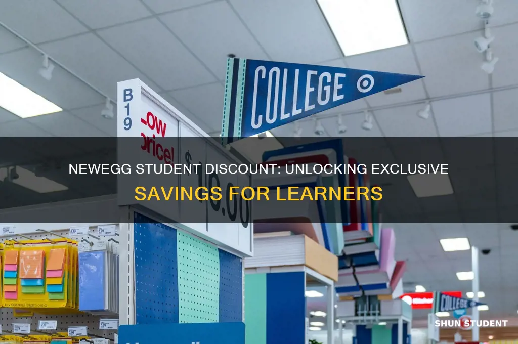 how big of a discount does newegg offer students