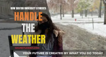 Boston University Students Brave the Weather Extremes