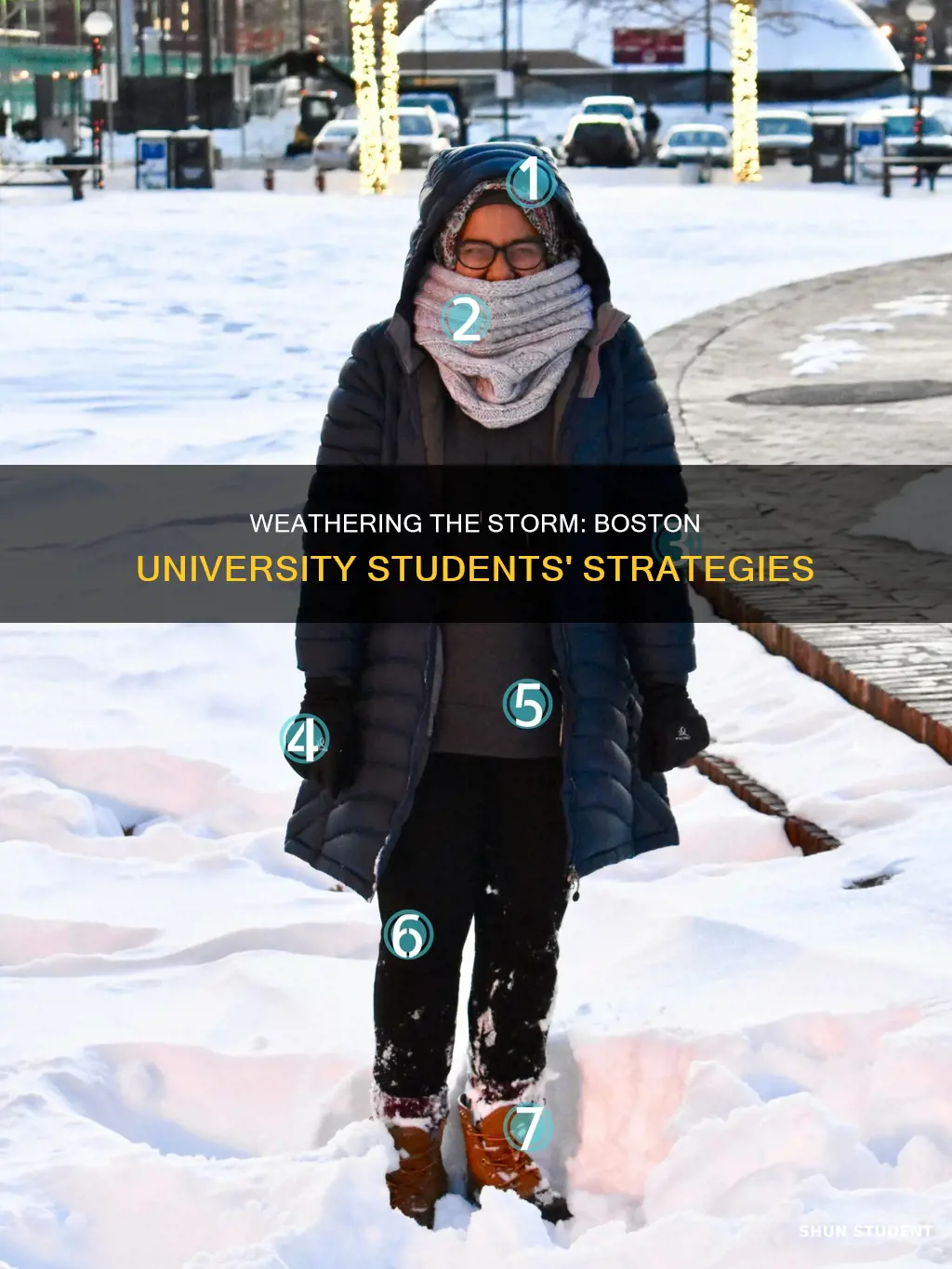 how boston university students handle the weather