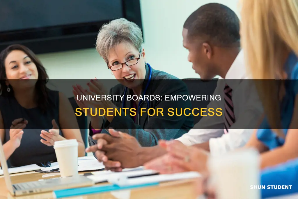 how can a board of an university help students