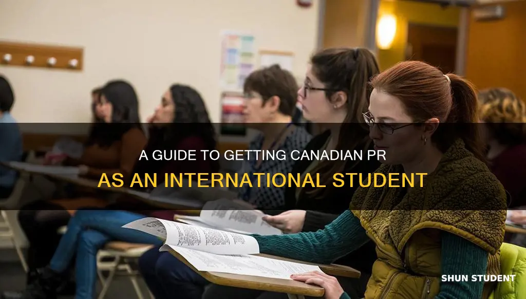 how can a international student get pr in canada