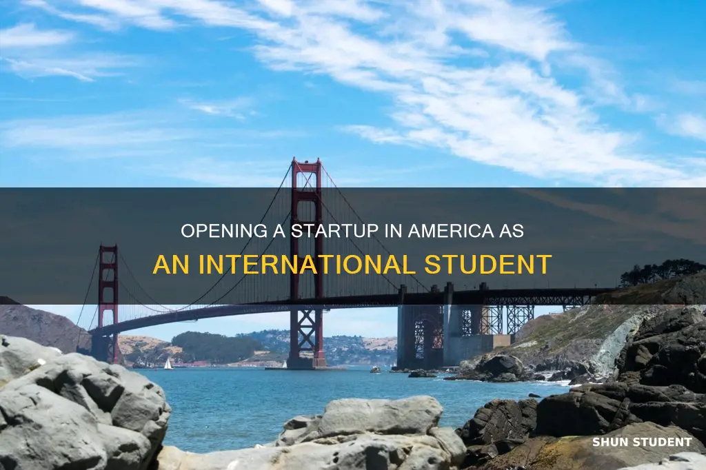 how can a international student open a startup in maerica