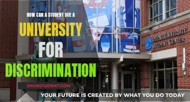 Student's Guide to Suing a University for Discrimination