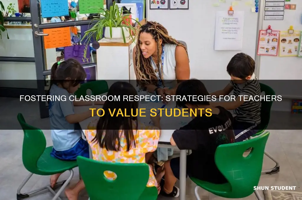 how can a teach show students respect